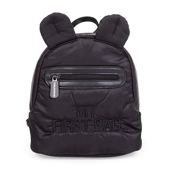 Childhome Sac à dos pour enfants My First Bag Matelassé Noir 