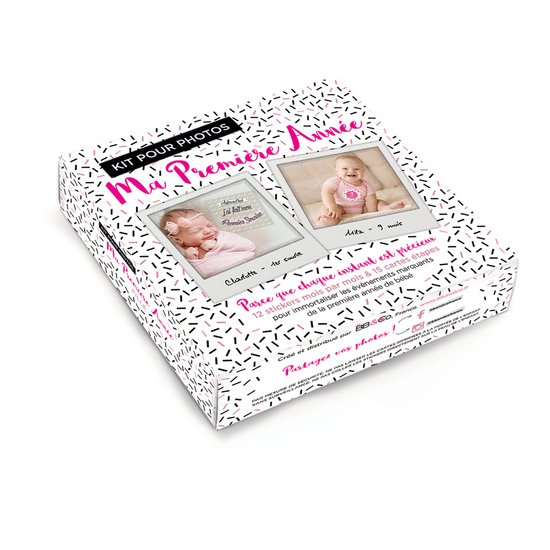 BB&Co Kit Pour Photos Ma Première Annee Fille  