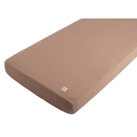 Sauthon Lot 2 Draps Housse Rectangulaires Petit Coeur Rose Poudré/Beige Chiné  Sauthon Lot 2 Draps Housse Rectangulaires Petit Coeur Rose Poudré/Beige Chiné