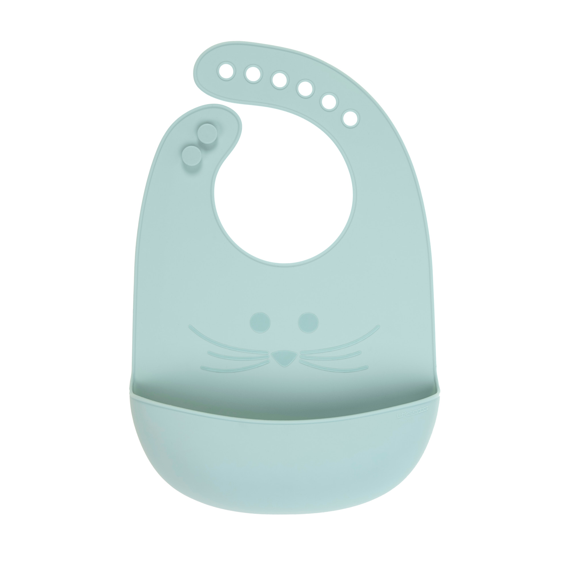 Bavoirs silicone avec poche Little Chums Souris BLEU Lässig