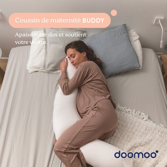 Doomoo Coussin de maternité Buddy Gris 