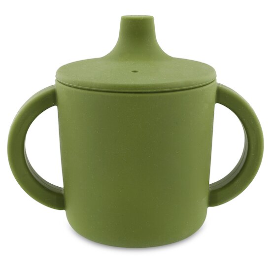 Trixie Tasse d'apprentissage en silicone Mr. Dino  Trixie Tasse d'apprentissage en silicone Mr. Dino