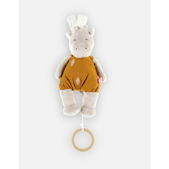 Noukie's Mini Peluche musicale Girafe Tiga Tiga & Stegi Beige  Noukie's Mini Peluche musicale Girafe Tiga Tiga & Stegi Beige