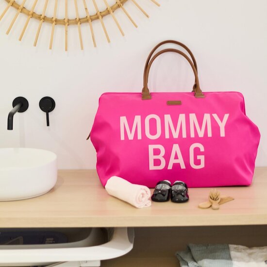 Childhome Sac à langer  Mommy Bag Pop Pink  Childhome Sac à langer  Mommy Bag Pop Pink