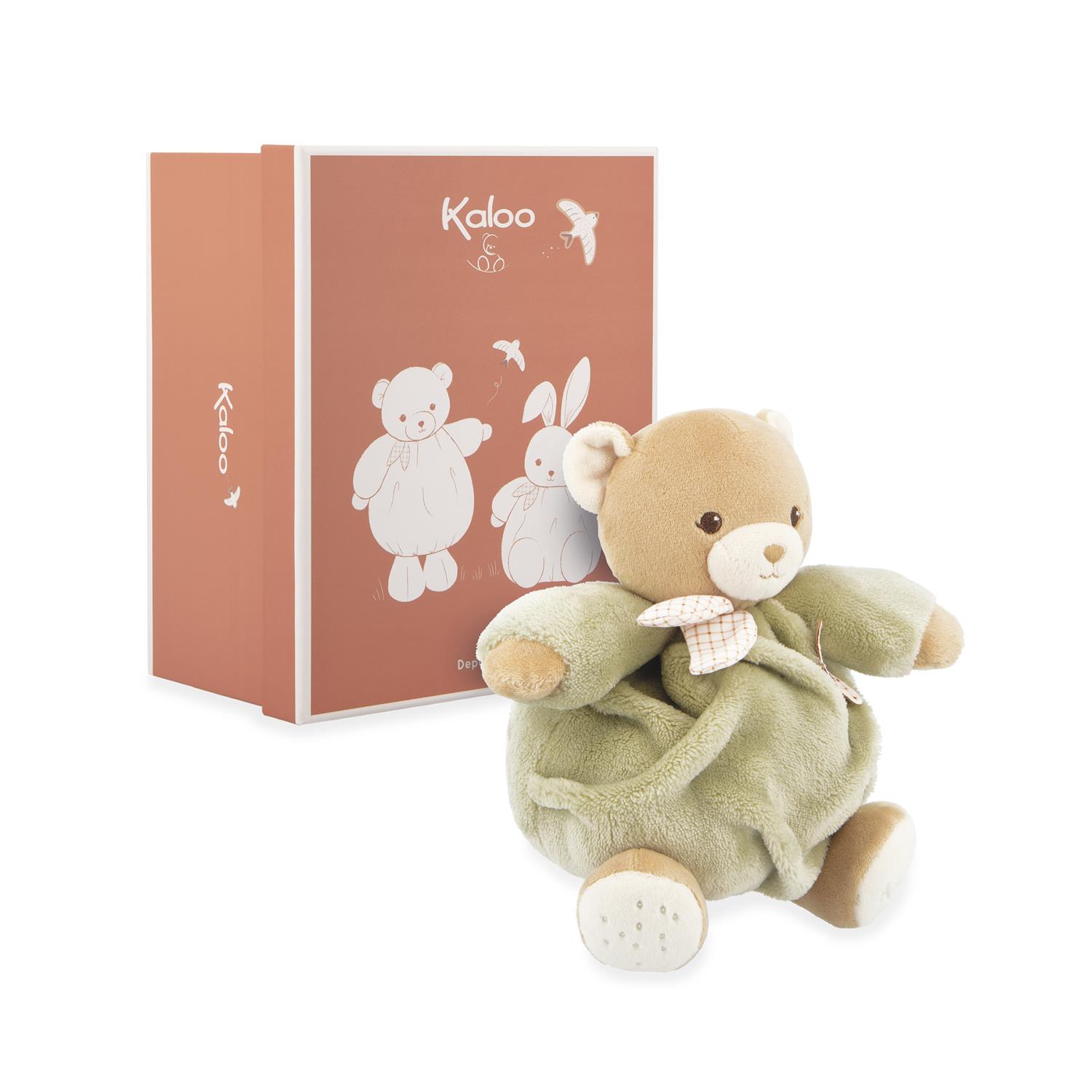 Peluche Patapouf Ours VERT Kaloo