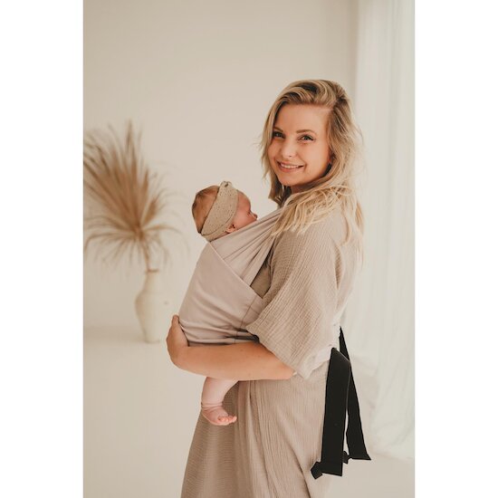 Babylonia Baby Carriers Echarpe de portage extensible Tricot Easy Warm Sand 