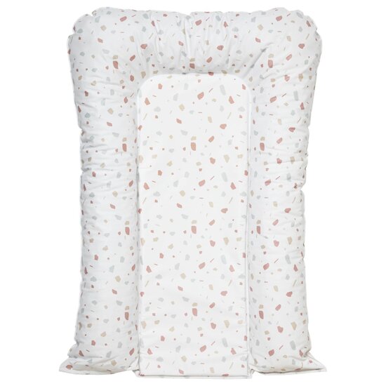 BabyCalin Matelas à langer Flocons  Terrazzo 50x70 cm