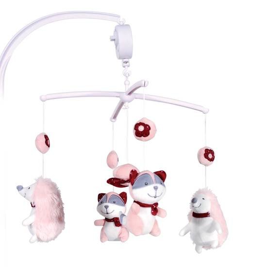 Trois Kilos Sept Mobile Musical Blanc/ Rose 