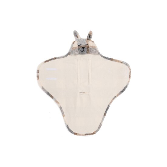 Jollein Couverture Portefeuille Bunny Check Boucle Multicolor  Jollein Couverture Portefeuille Bunny Check Boucle Multicolor