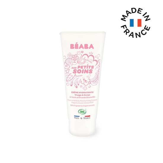 Béaba Crème hydratante visage & corps à l’huile d’amande douce bio  100 ml Béaba Crème hydratante visage & corps à l’huile d’amande douce bio  100 ml
