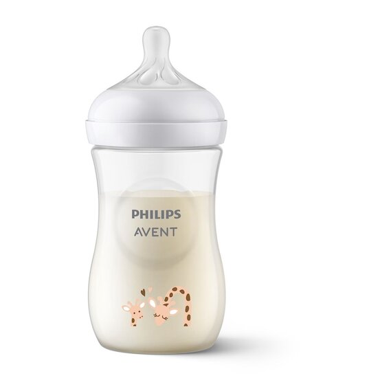 Philips Avent Biberon Natural 3.0 illustration girafe 260 ml