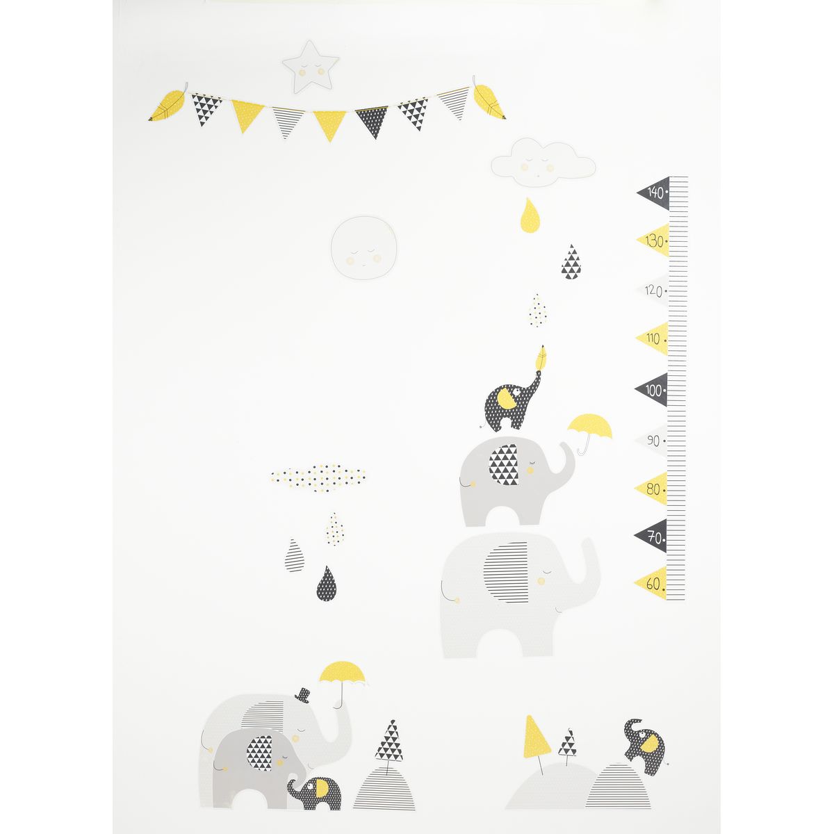 Stickers Babyfan BLANC Sauthon Baby Déco