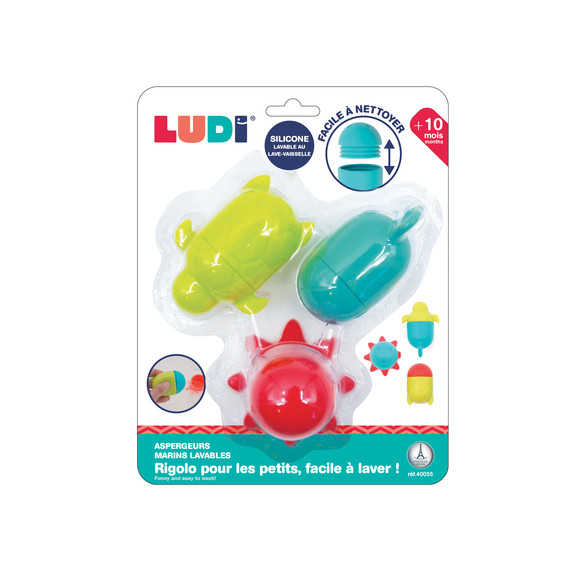 Aspergeurs de bain Marins MULTICOLORE Ludi