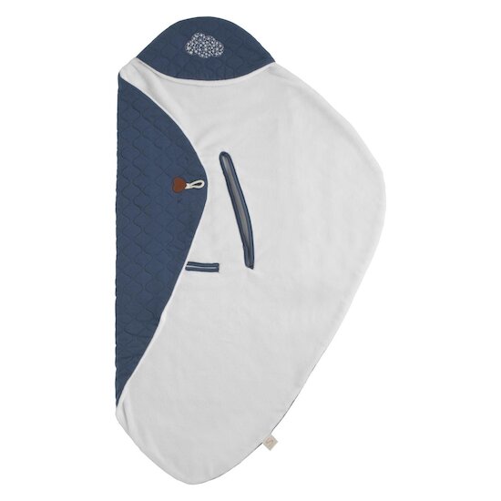 Sauthon Couverture Nomade Petit Nuage Bleu orage 