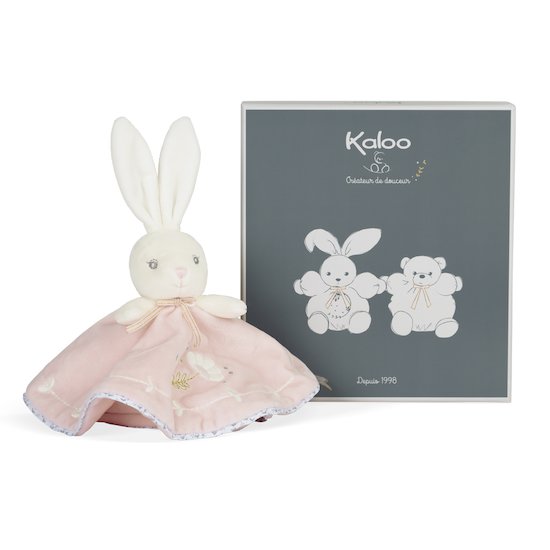 Kaloo Doudou rond Lapinou Perle Rose 26 cm