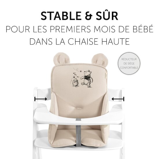 Hauck Coussin chaise haute Alpha Cosy Select Winnie the Pooh Beige  Hauck Coussin chaise haute Alpha Cosy Select Winnie the Pooh Beige