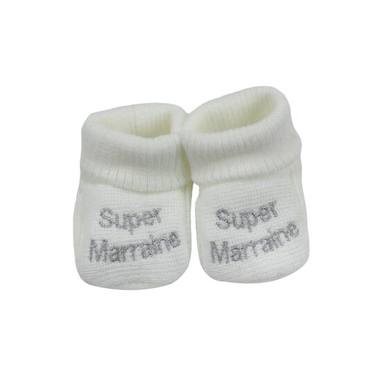 Trois Kilos Sept Chaussons super parrain marraine  Naissance Trois Kilos Sept Chaussons super parrain marraine  Naissance