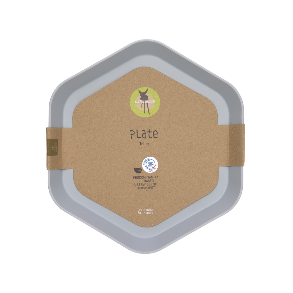 Lässig - Green Label  Assiette Geo BLEU Lässig