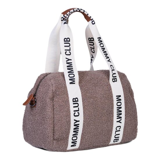 Childhome Sac à Langer Mommy Club Signature Teddy Soft Brown  Childhome Sac à Langer Mommy Club Signature Teddy Soft Brown