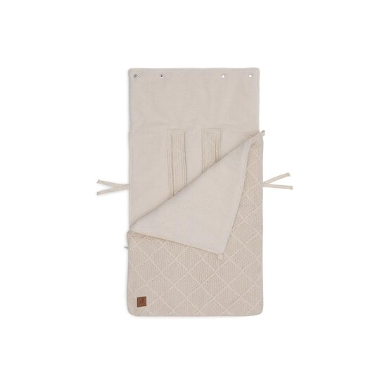Jollein Nid d'Ange Check Knit Ivory  Jollein Nid d'Ange Check Knit Ivory