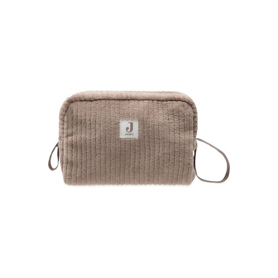 Jollein Trousse de Soins Cloudy Rib Milky Coffee  Jollein Trousse de Soins Cloudy Rib Milky Coffee