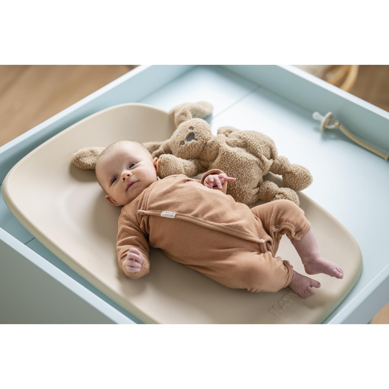 Peluche Lapidou teddy JAUNE Nattou
