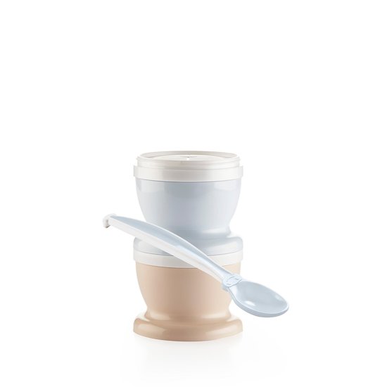 Thermobaby 2 Petits pots Fleur Bleue 