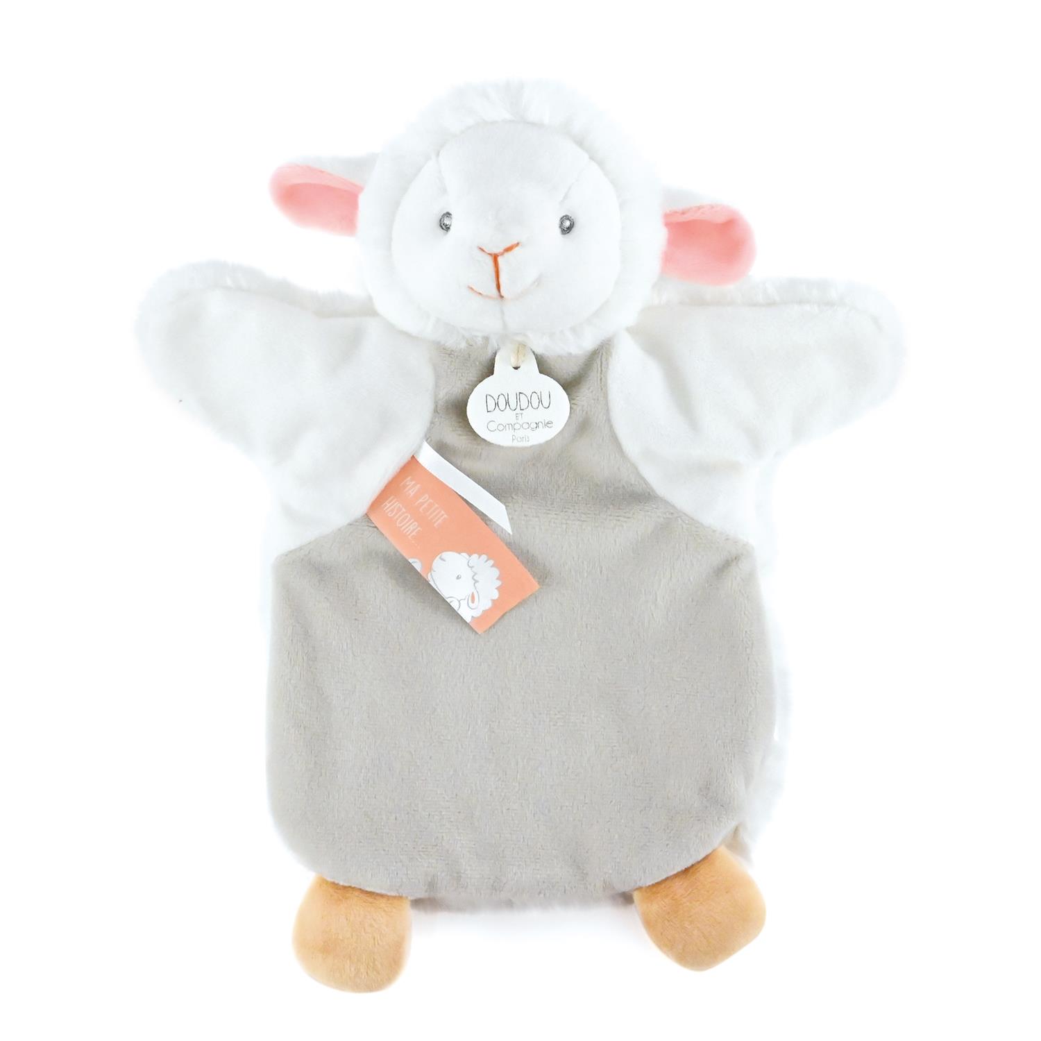 Doudou & Compagnie - Doudou marionnette BLANC Doudou & Compagnie