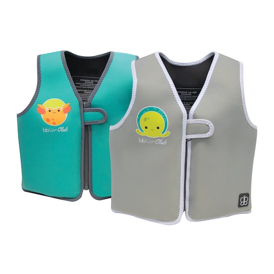 BBlüv Veste de natation évolutive en néoprène gris 3-6 ans BBlüv Veste de natation évolutive en néoprène gris 3-6 ans