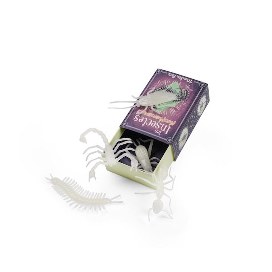 Moulin Roty 5 insectes phosphorescents Les Petites Merveilles Multicolore  Moulin Roty 5 insectes phosphorescents Les Petites Merveilles Multicolore