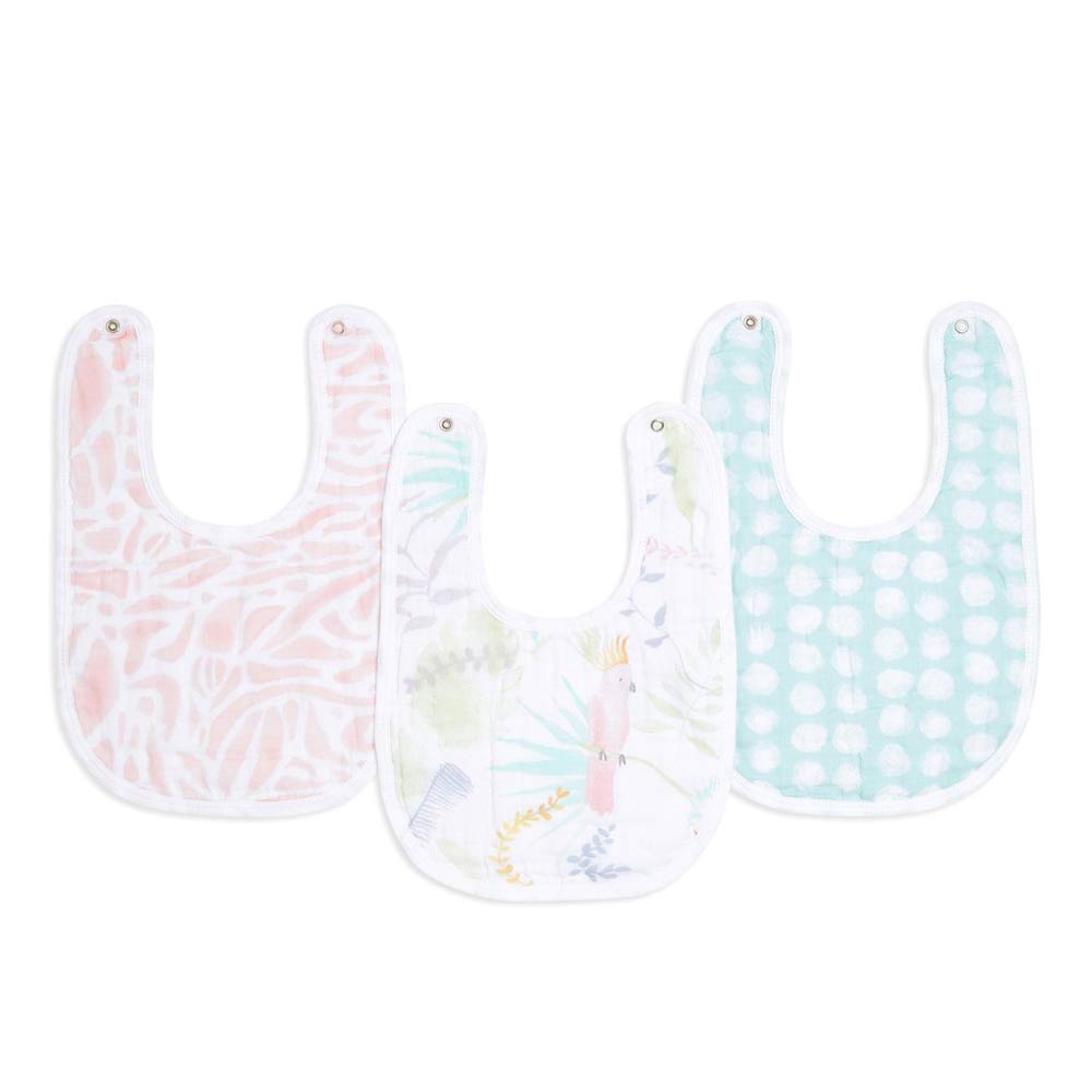 3 bavoirs en mousseline de coton Essentials MULTICOLORE Aden et Anais