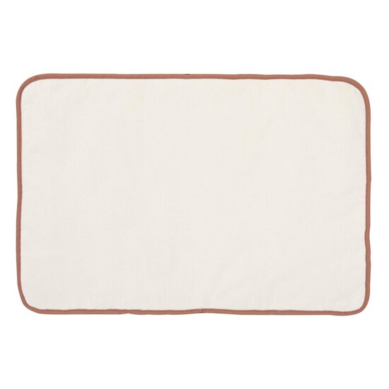 BB&Co Matelas à langer nomade en coton gaufré Cassonade 