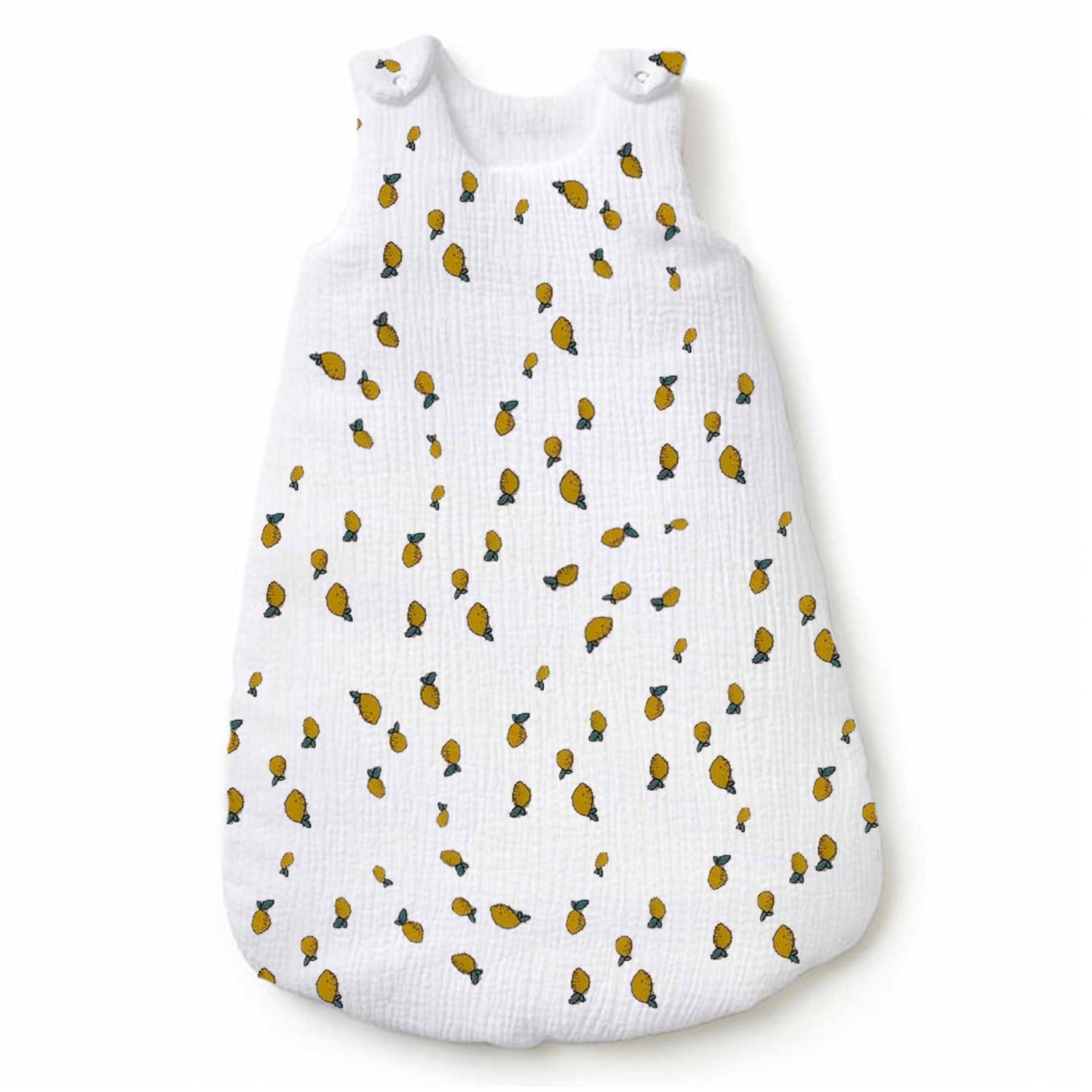 Les Chatounets - Gigoteuse Naissance Mousseline ""CITRON"" MULTICOLORE Les Chatounets