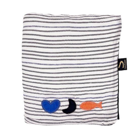 Sauthon Couverture Baby Sailor Bleu  Sauthon Couverture Baby Sailor Bleu