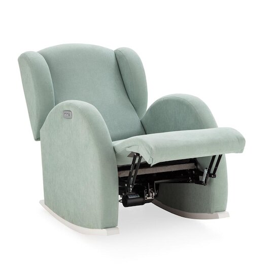 Micuna Fauteil d'Allaitement Flor Slow Systems Waterwood Boucle Gris 