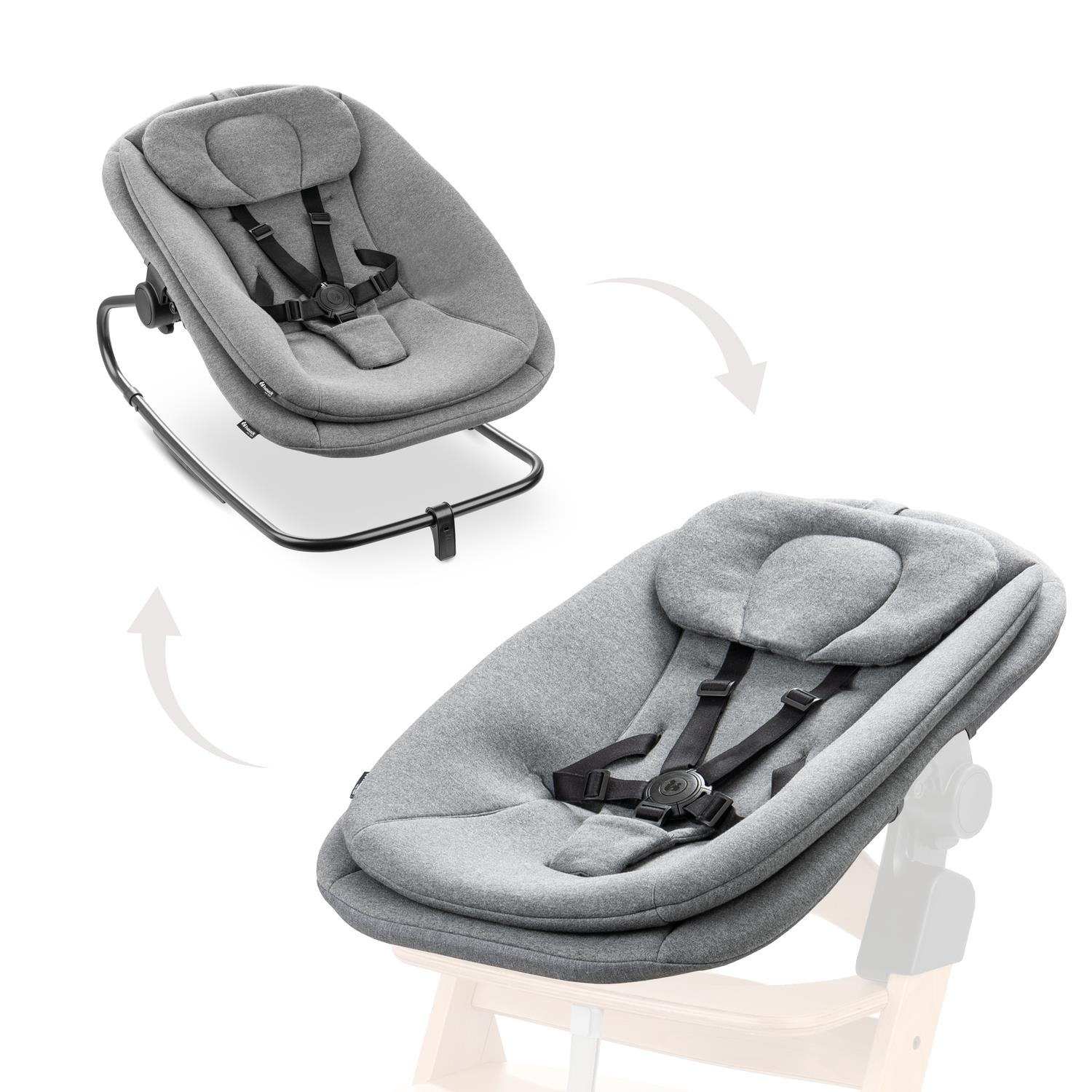 Transat pour bébé 3 en 1 GRIS Hauck