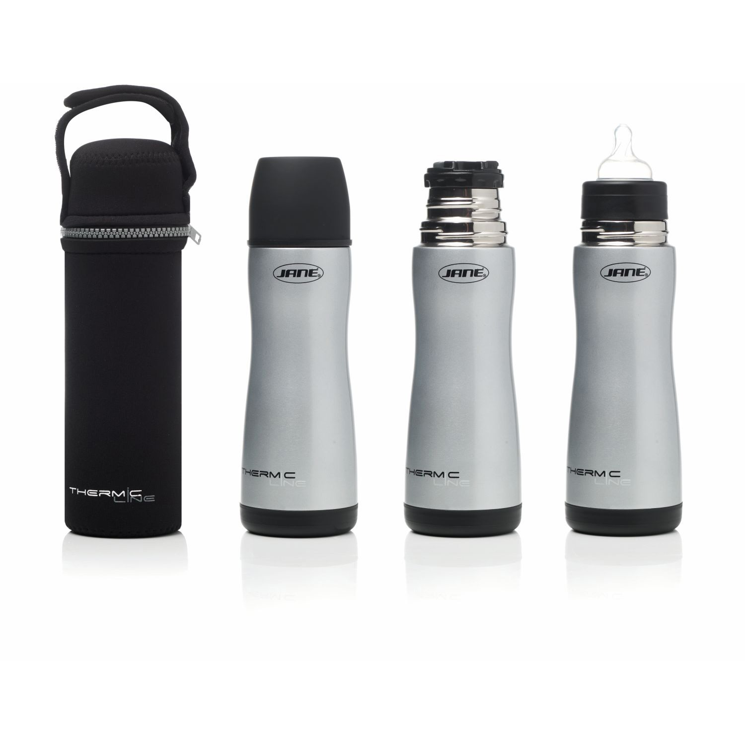Jané - Bouteille isotherme liquide Thermic line GRIS Jané