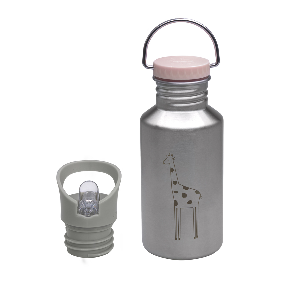 Lässig - Gourde pour enfant inox ROSE Lässig