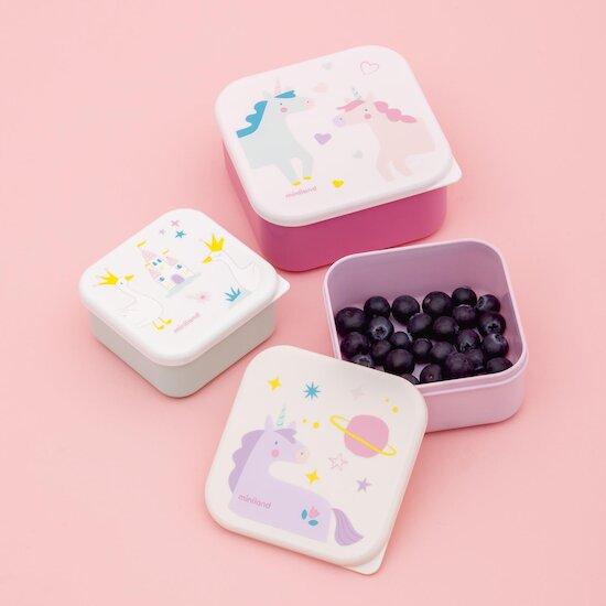 Miniland Lot de boîtes à Lunch Fantasy Multicolore 