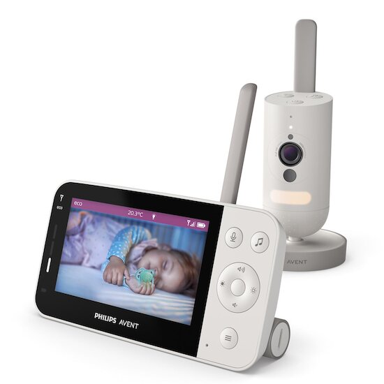 Philips Avent Ecoute bébé audio connecté Blanc  Philips Avent Ecoute bébé audio connecté Blanc