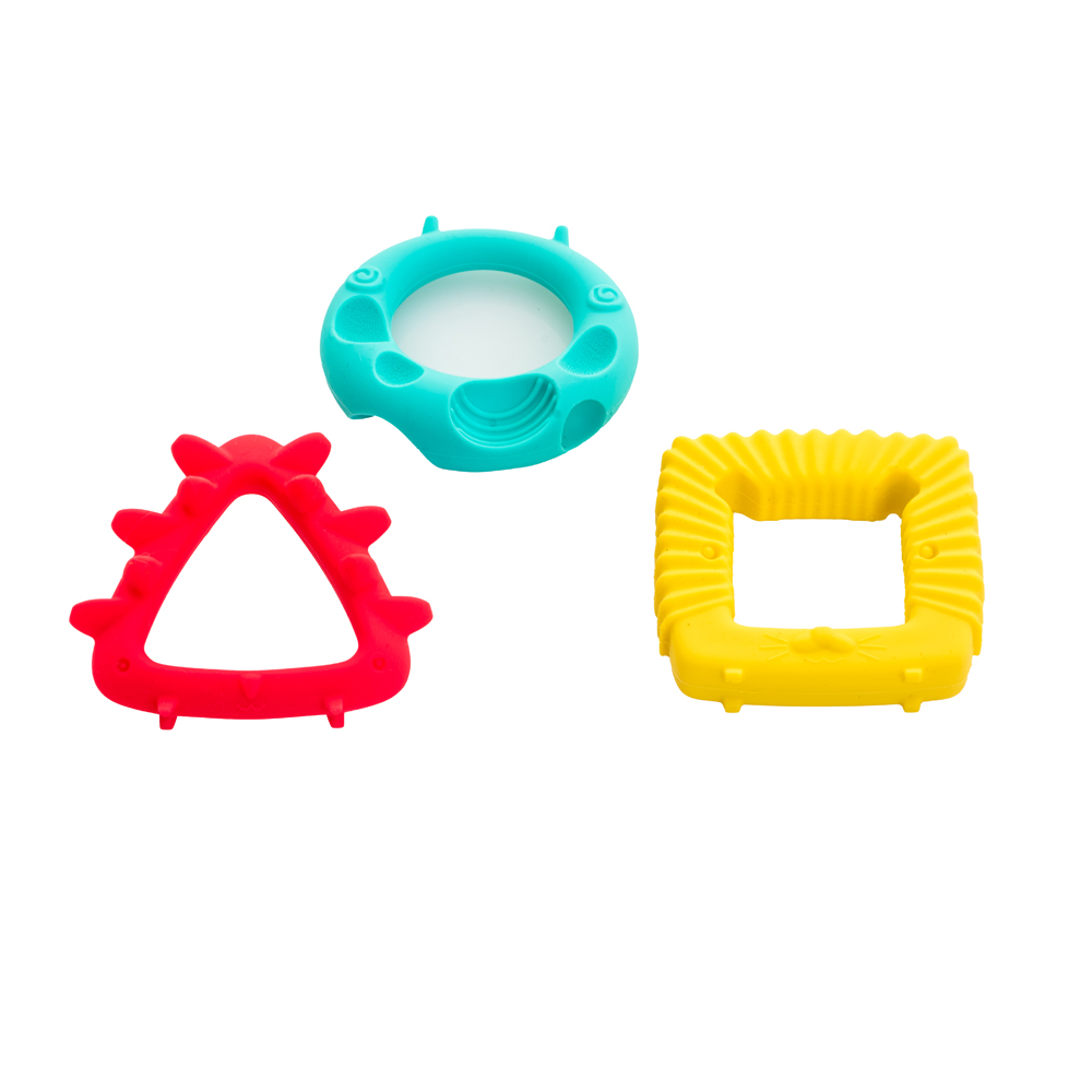 Jouet de dentition animaux géométriques MULTICOLORE BabyToLove