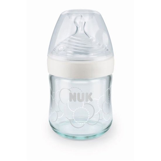 Nuk Biberon Nature Sense TC silicone M Mixte Verre  120 ml