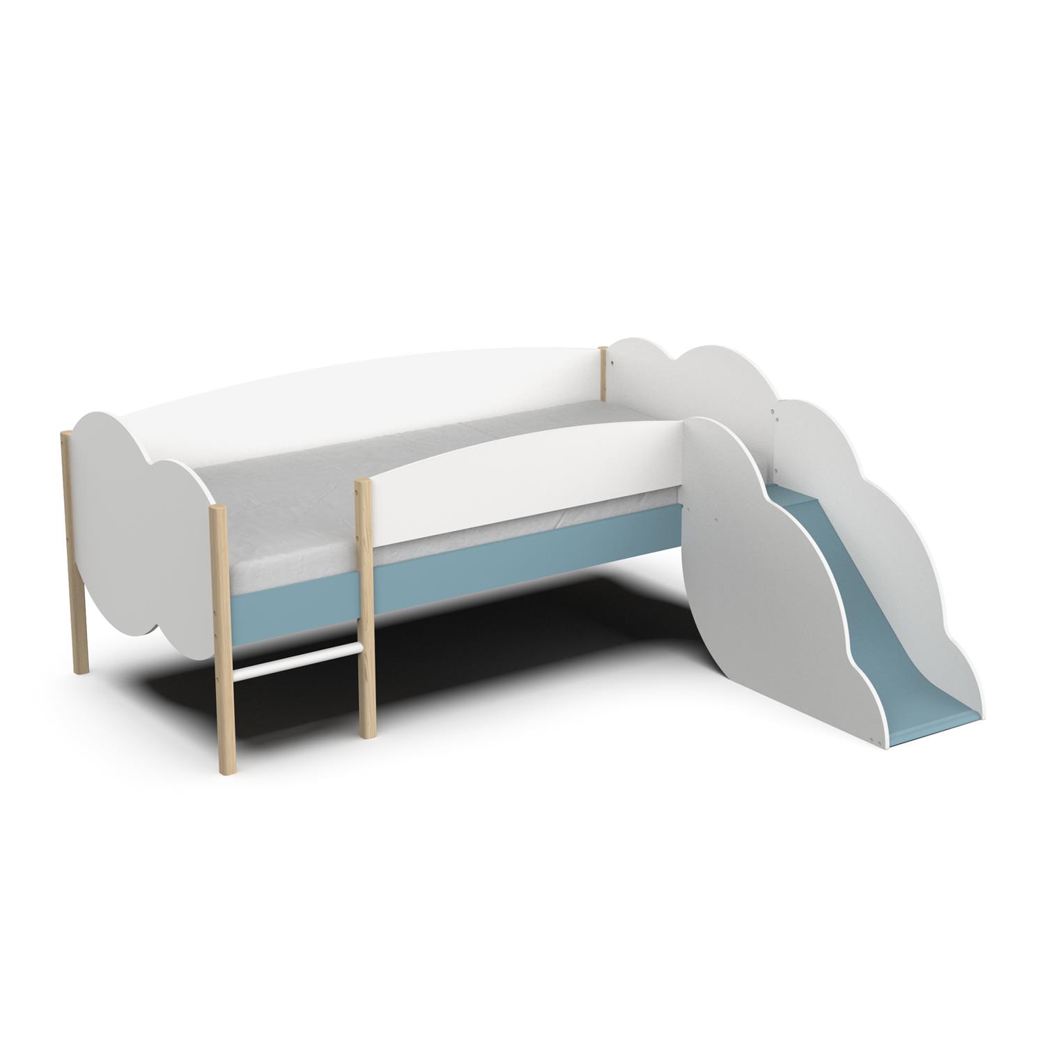 Demeyere - Lit tobbogan forme nuages Longane MULTICOLORE Demeyere