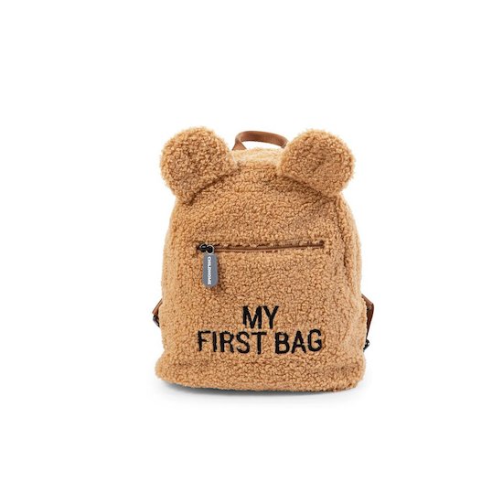 Childhome Sac à dos pour enfants My First Bag Ourson Beige 