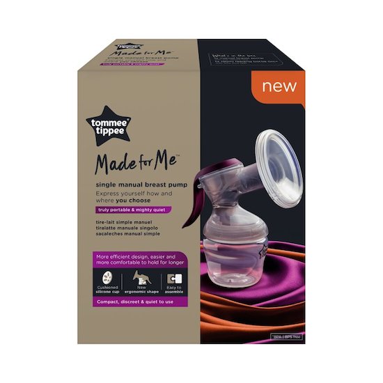 Tommee Tippee Tire-lait manuel Blanc Bordeaux 