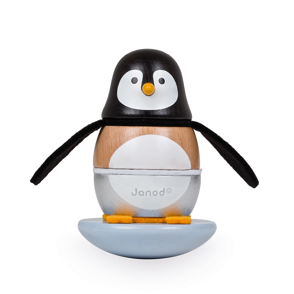 Culbuto Pingouin Zigolos MULTICOLORE Janod