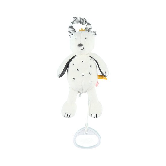 Noukie's Mini Peluche musicale Sam Timeless Gris 