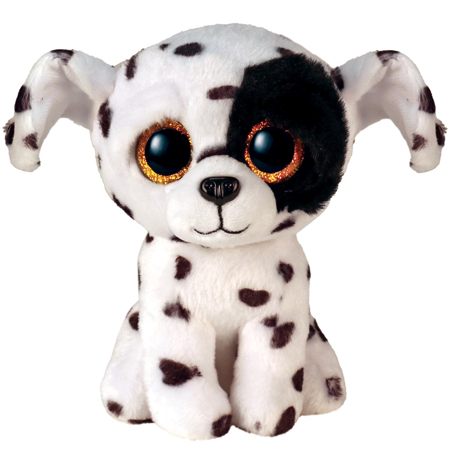 Peluche Luther le dalmatien Beanie Boo's BLANC TY