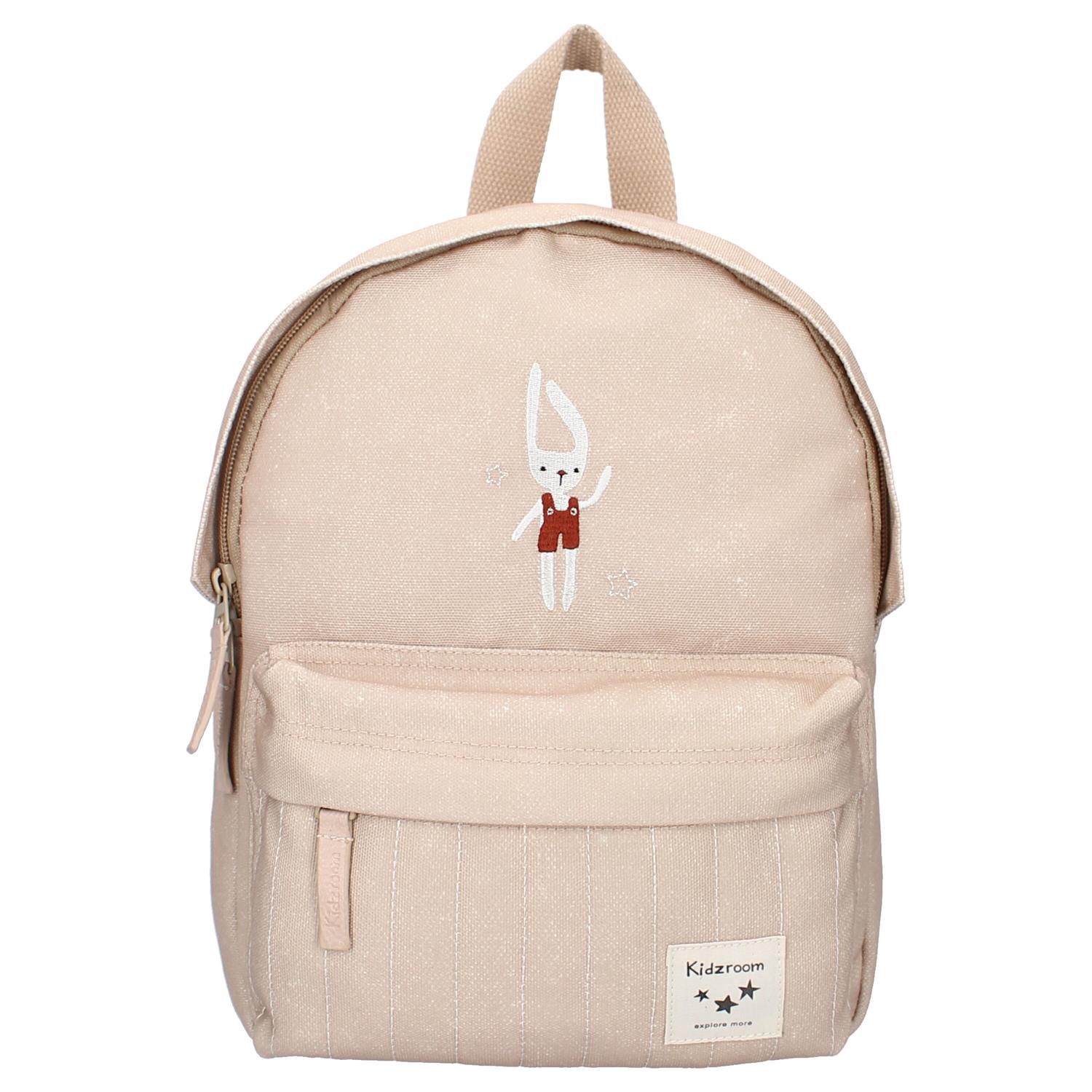 BB & Co - Sac à dos enfant brodé lapin BEIGE BB&Co