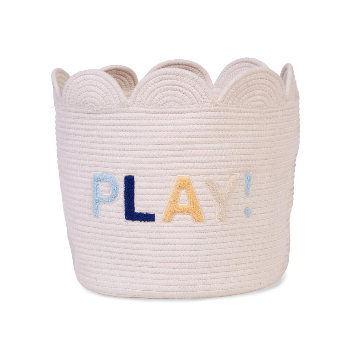 Panier fleur BLANC Childhome